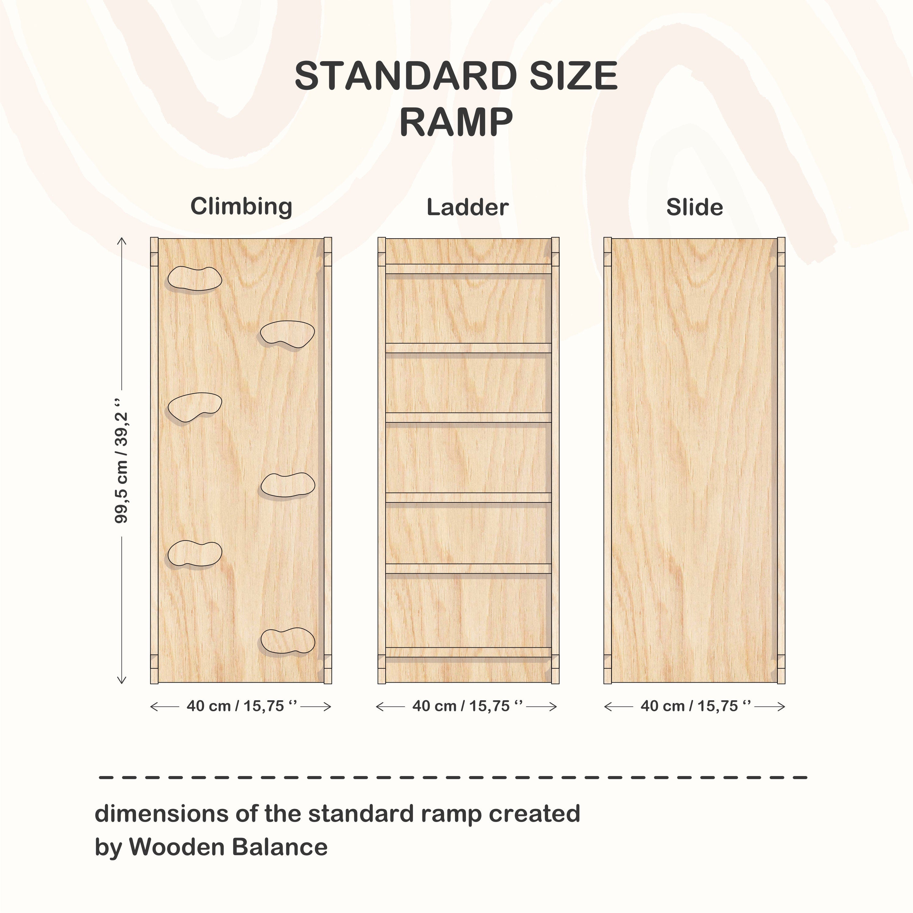Climbing Set of Three Items (Standard Size)
