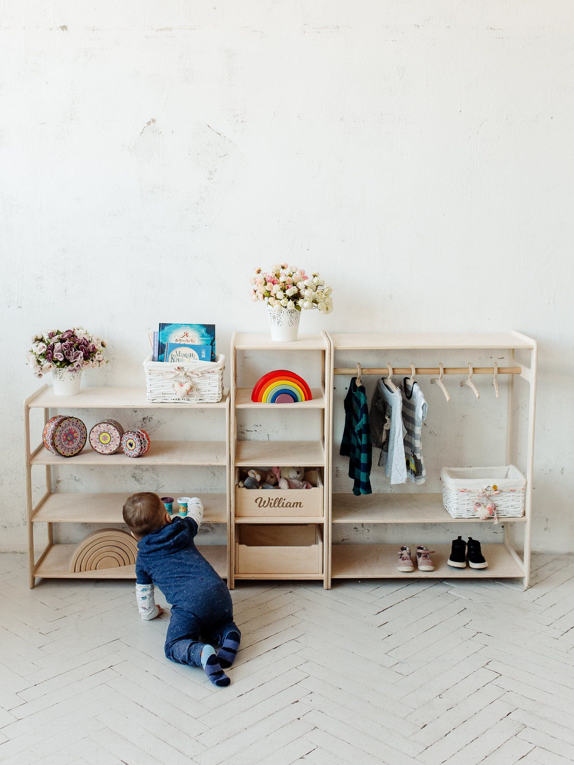 Small Kids Toy Shelf