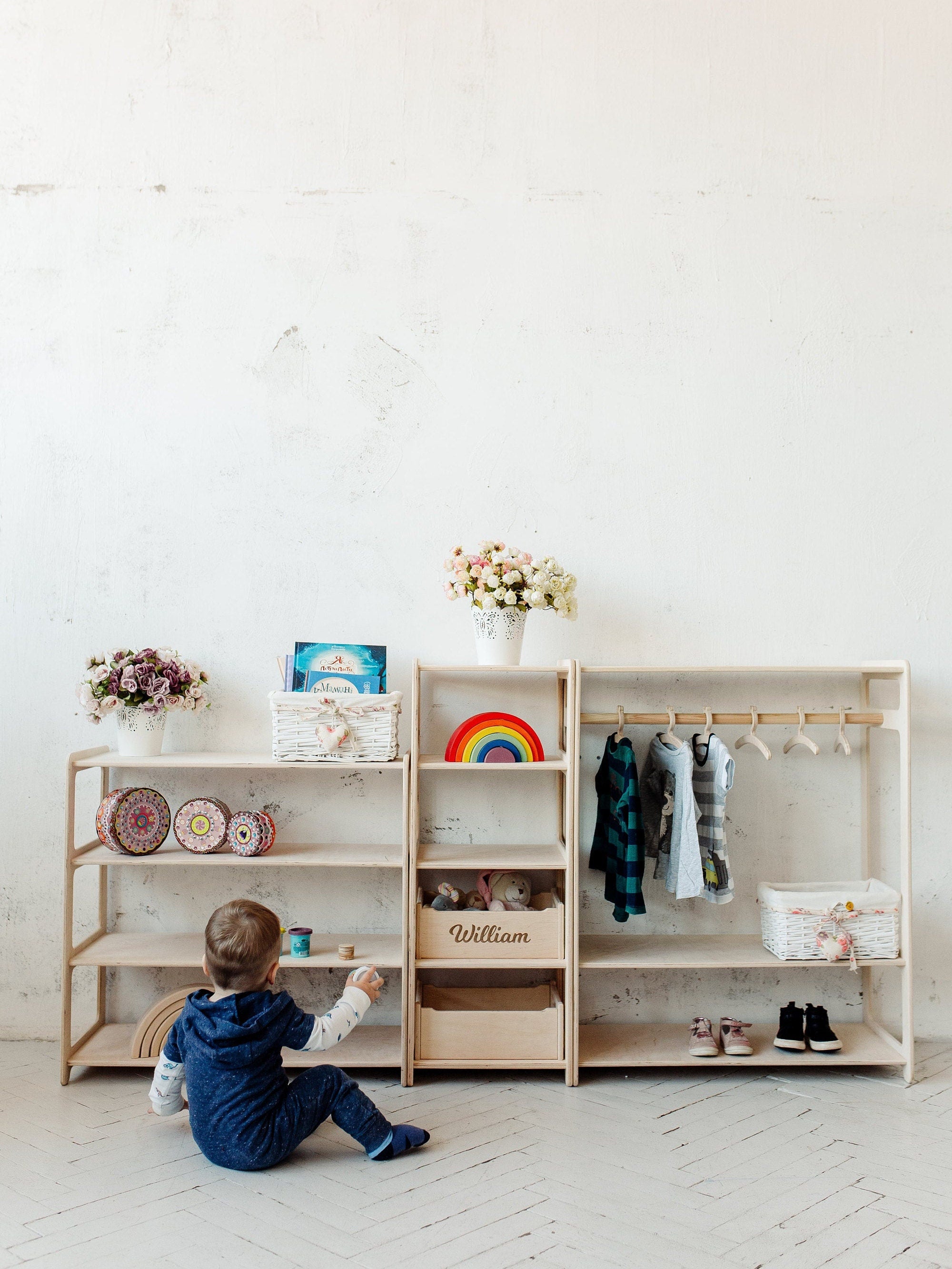 Small Kids Toy Shelf
