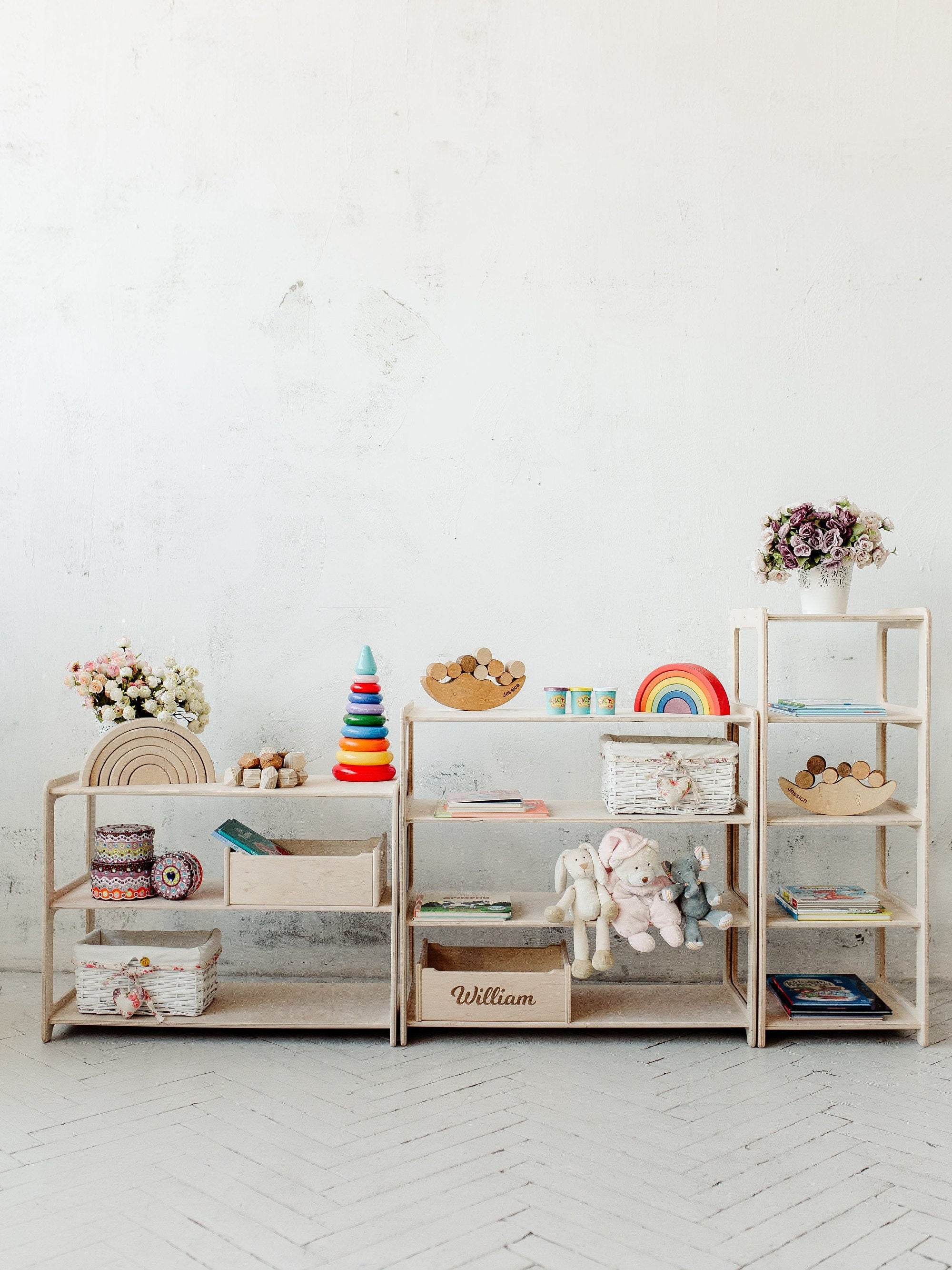Small Kids Toy Shelf