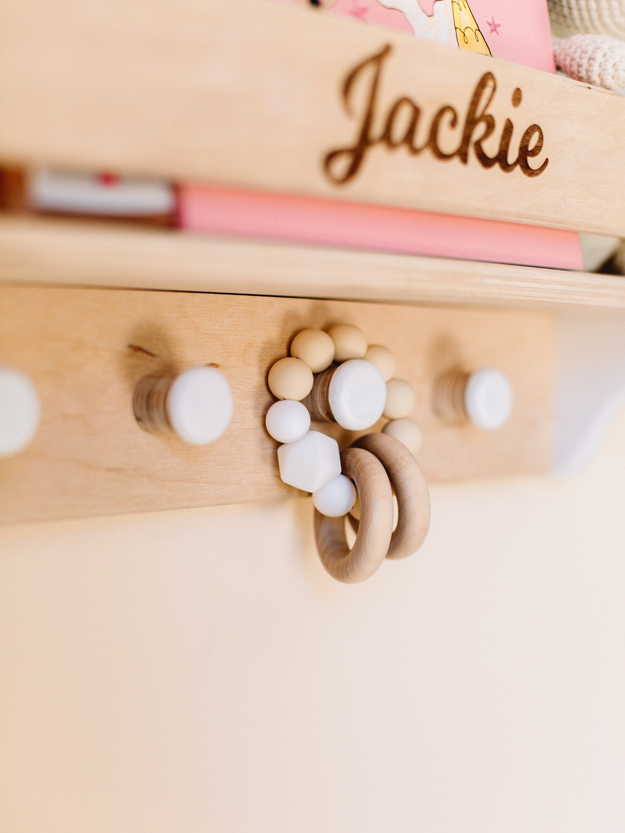 White Wall Mount Bookshelf