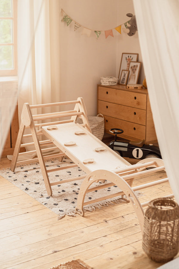 KinderClimb set with ramp attachment