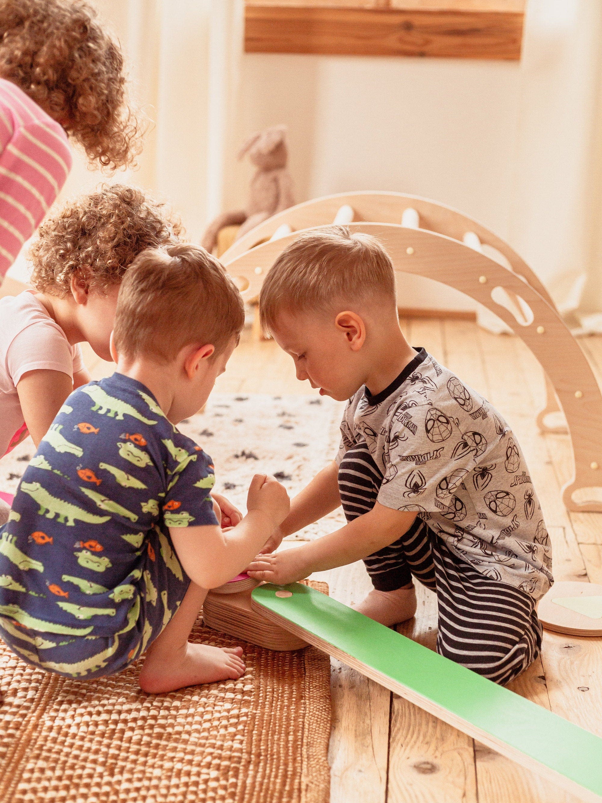 Balance Beam Set + Stepping Stone Kid