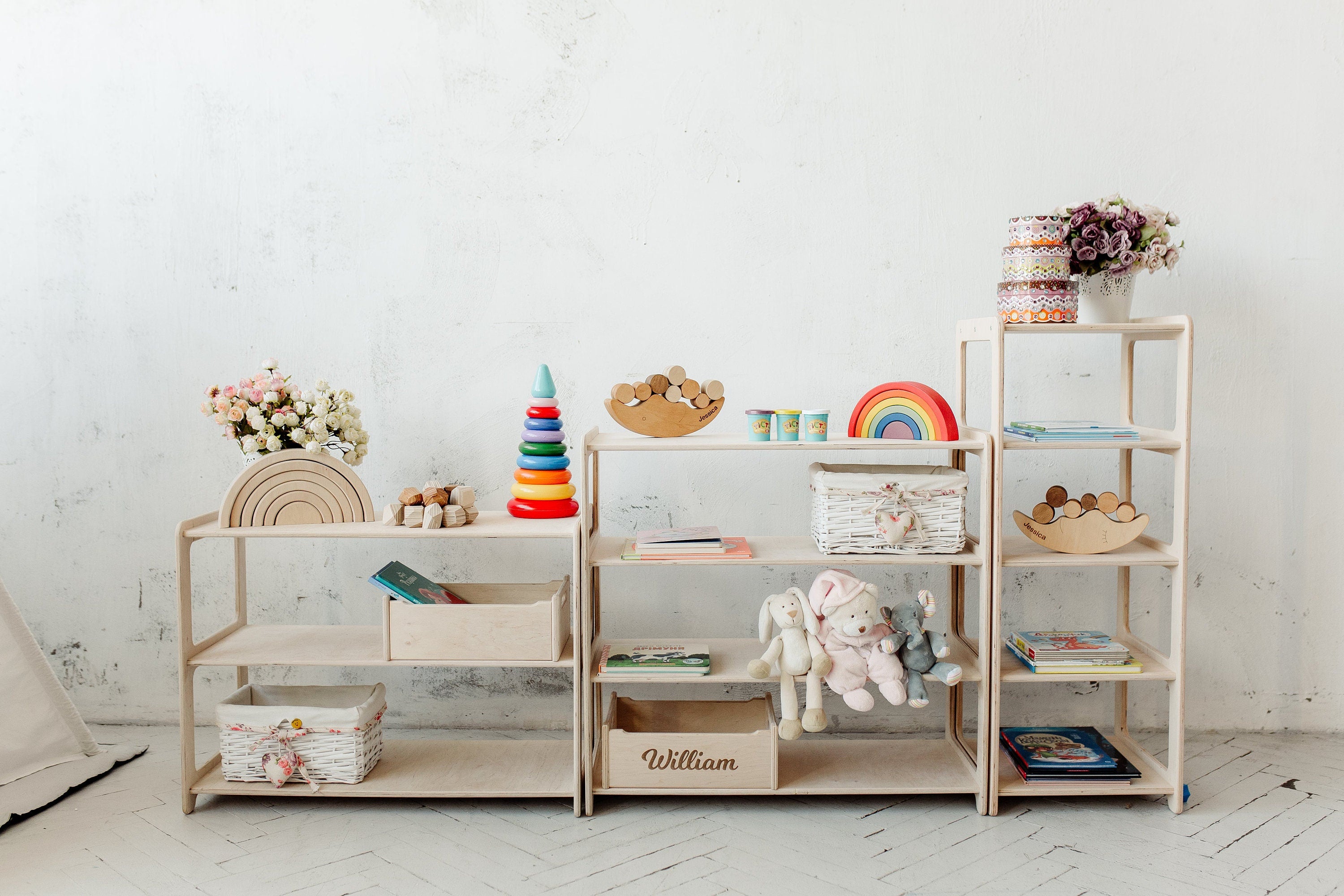 Small Kids Toy Shelf