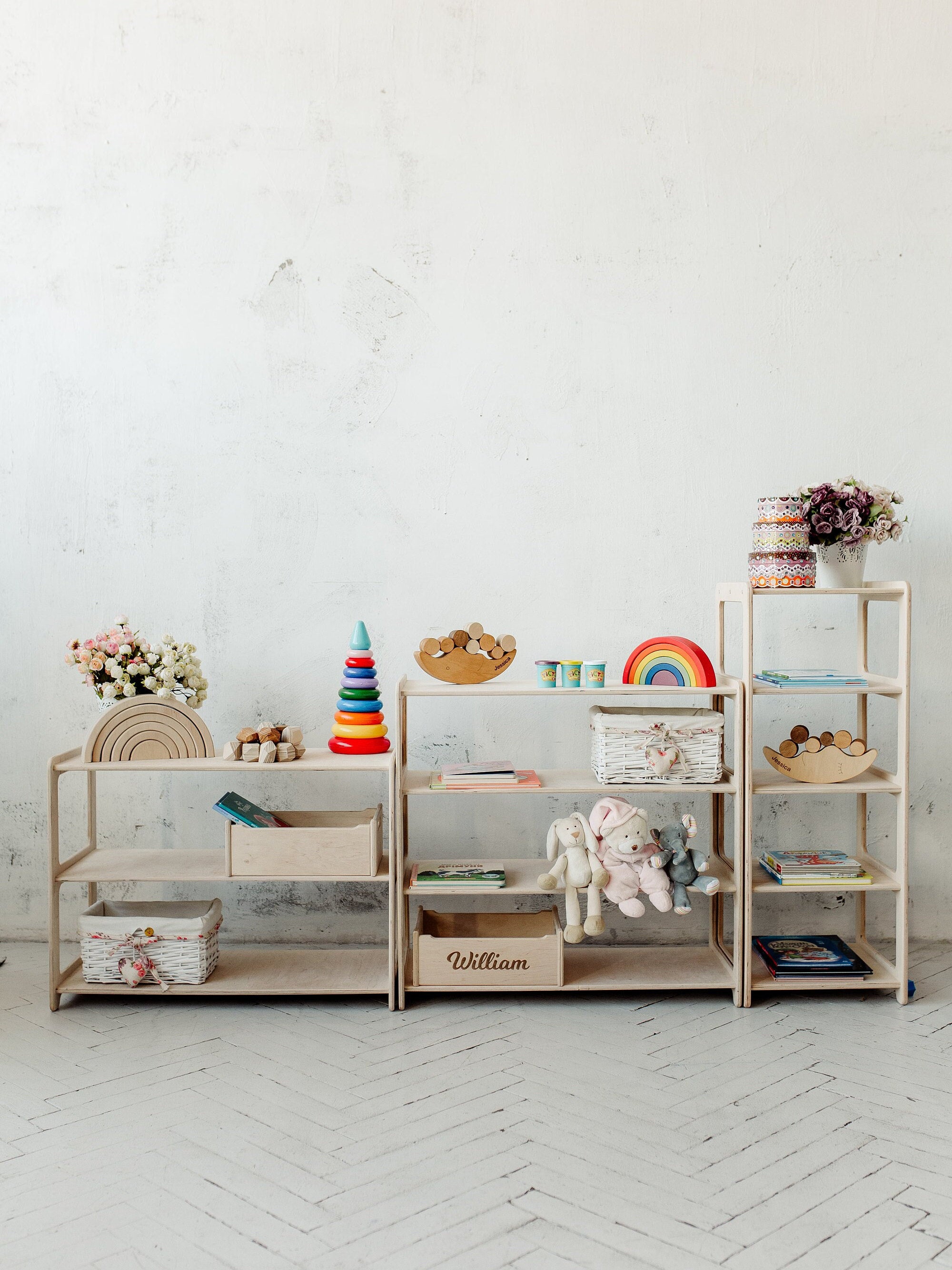 Small Kids Toy Shelf