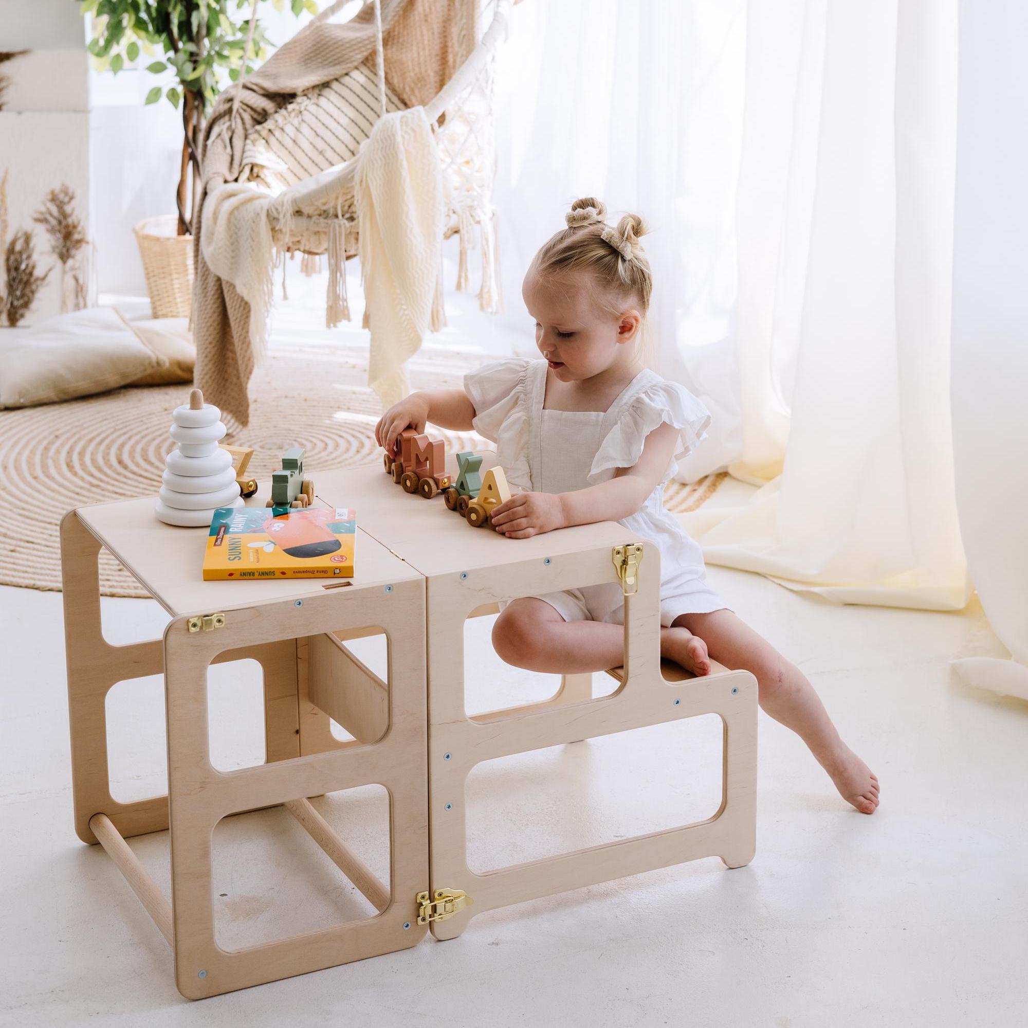 Montessori Tower with Chalkboard