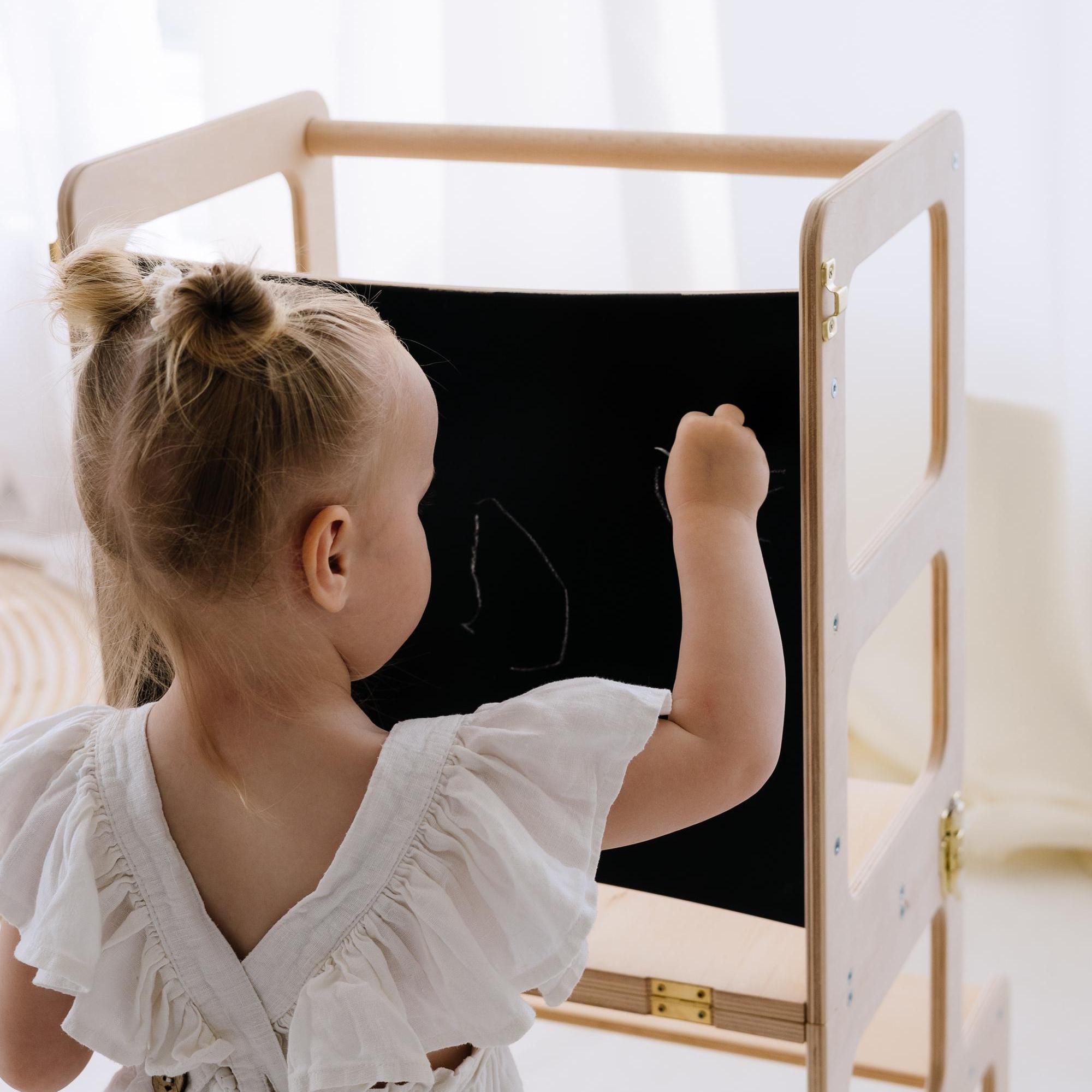 Montessori Tower with Chalkboard