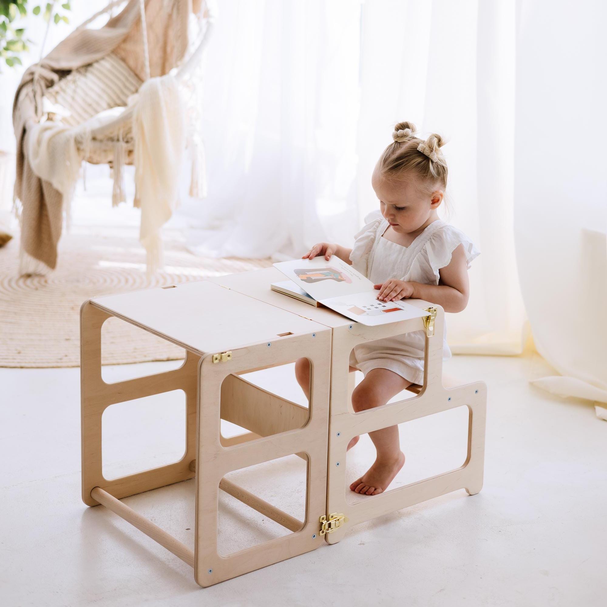 Montessori Tower with Chalkboard