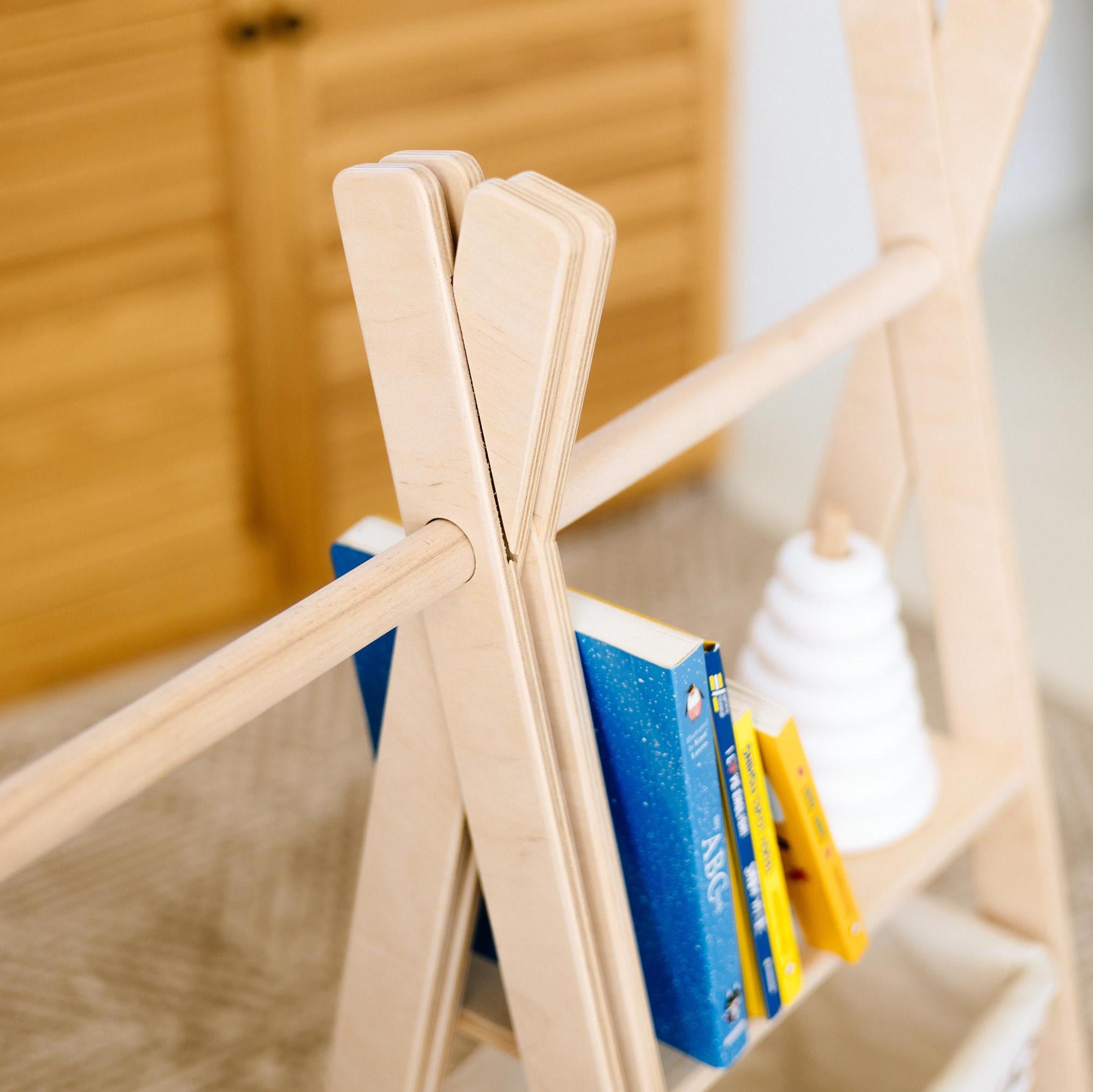 Kids Clothing Rack with Shelves and Hangers