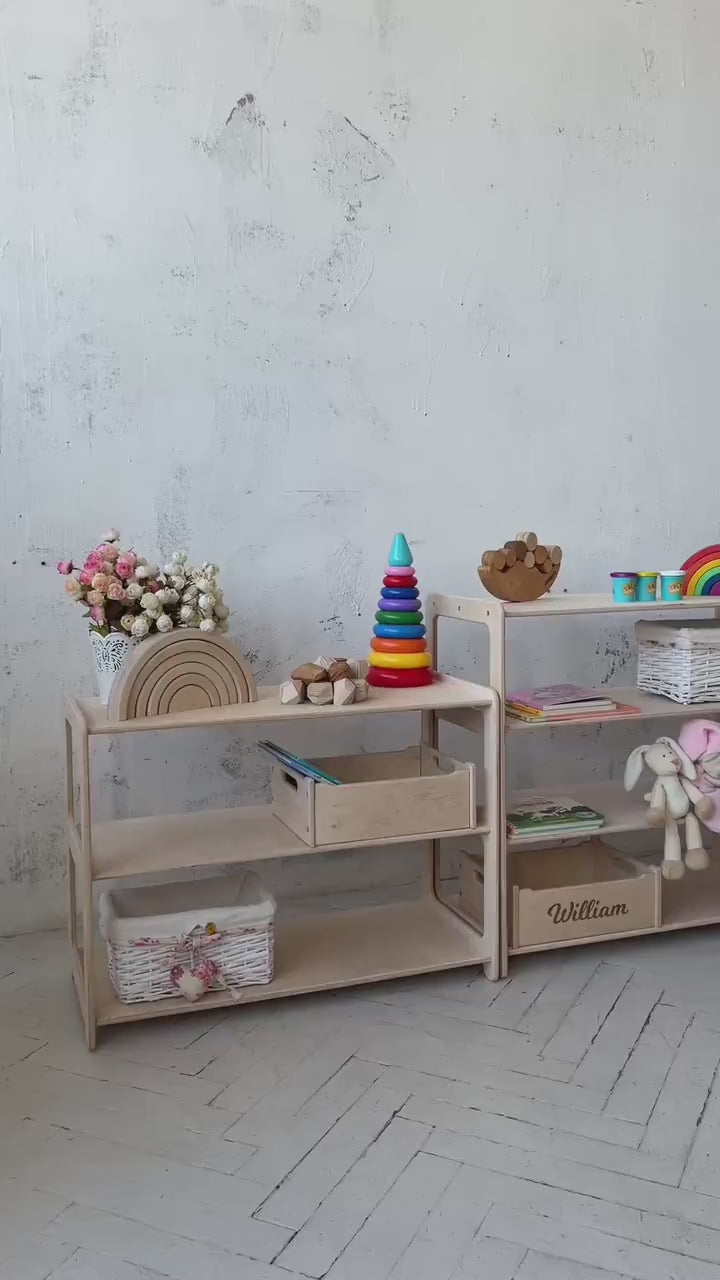 Small Kids Toy Shelf